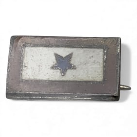 Sterling Silver Enameled Son In Service Pin