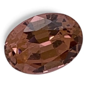 Faceted Pink Quartz Gemstone