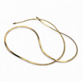 Sterling Silver Gold Tone Necklace