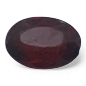 Faceted Red Quartz Gemstone