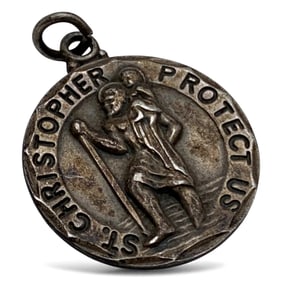 Sterling Silver Religious Pendant