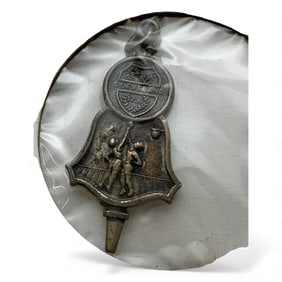 Sterling Silver 1946 Basketball Pendant