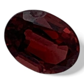 Faceted Red Quartz Gemstone