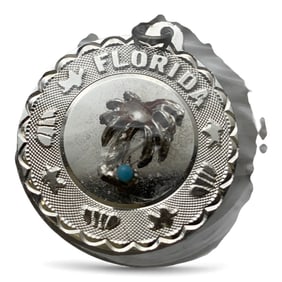 Sterling Silver Florida Pendant