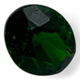 Faceted Green Quartz Gemstone