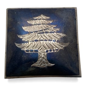 Sterling Silver Siam Pin