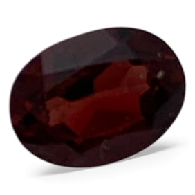 Faceted Red Quartz Gemstone