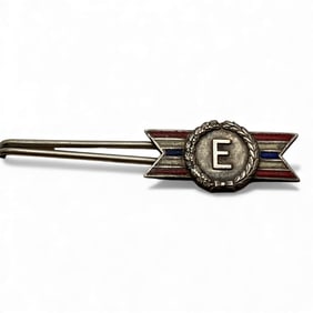 Sterling Sivler Enameled Army Navy Clip