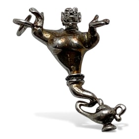 Sterling Silver Genie Pendant