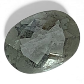 Faceted Clear Blue Quartz Gemstone