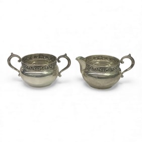 Gorham Sterling Silver Cream & Sugar