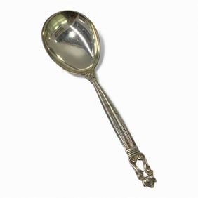 Georg Jensen Sterling Salad Serving Spoon