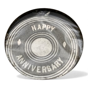 Sterling Silver Happy Anniversary Pendant