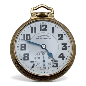 Hamilton Railway Special Gold Filled Pocket Watch