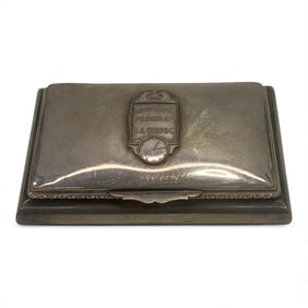 Sterling Silver Camusso Hinged Lid Box