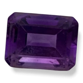 Faceted Purple Amethyst Gemstone
