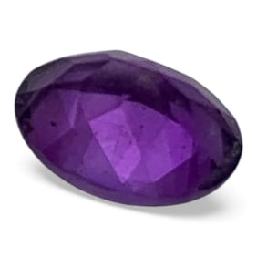 Faceted Purple Amethyst Gemstone