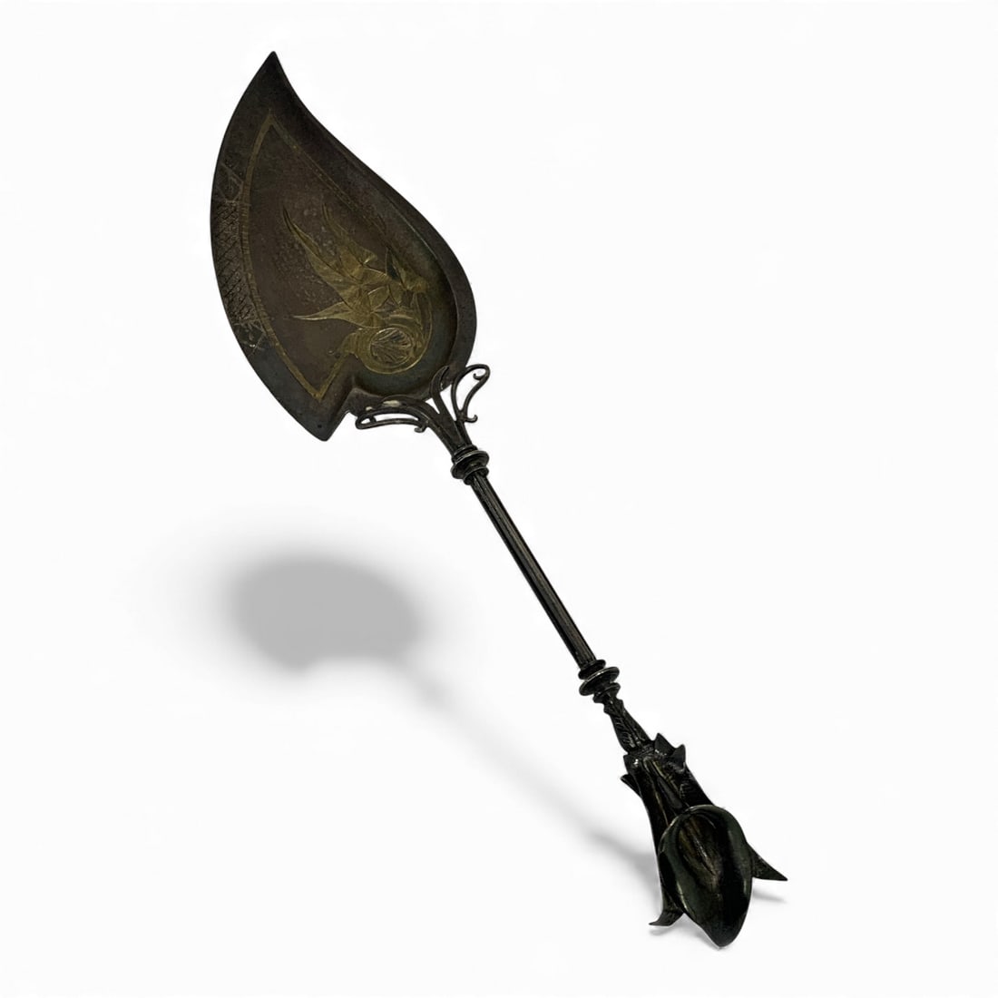 Sterling Silver Floral Server (1 of 3)