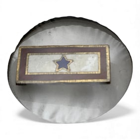Sterling Enameled Son In Service Pin