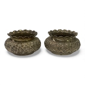 Pair Of Hamilton & Diesinger Sterling Silver Bowls