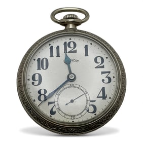 1921 Illinois Bunn Special Silveroid Pcoket Watch