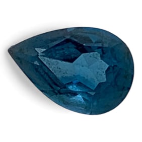 Faceted Blue Topaz Gemstone