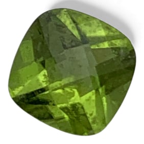 Faceted Green Tourmaline Gemstone