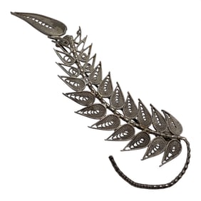 Silver Filigree Pin