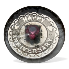 Sterling Silver Happy Anniversary Pendant