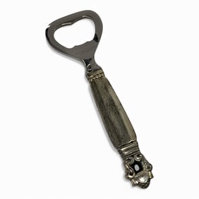 Bottle Opener W/ Georg Jensen Sterling Handle