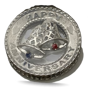 Sterling Silver Happy Anniversary Pendant