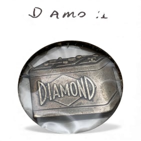 Sterling Silver "diamond" Pendant