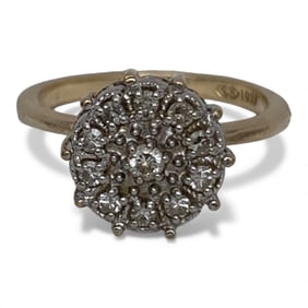 10k Yellow Gold & Diamond Ring