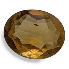 Faceted Yellow Citrine Gemstone