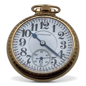 1926 Hamilton 12k Gold Filled Pocket Watch