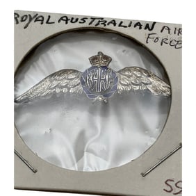 Sterling Enameled Royal Australian Air Force Pin