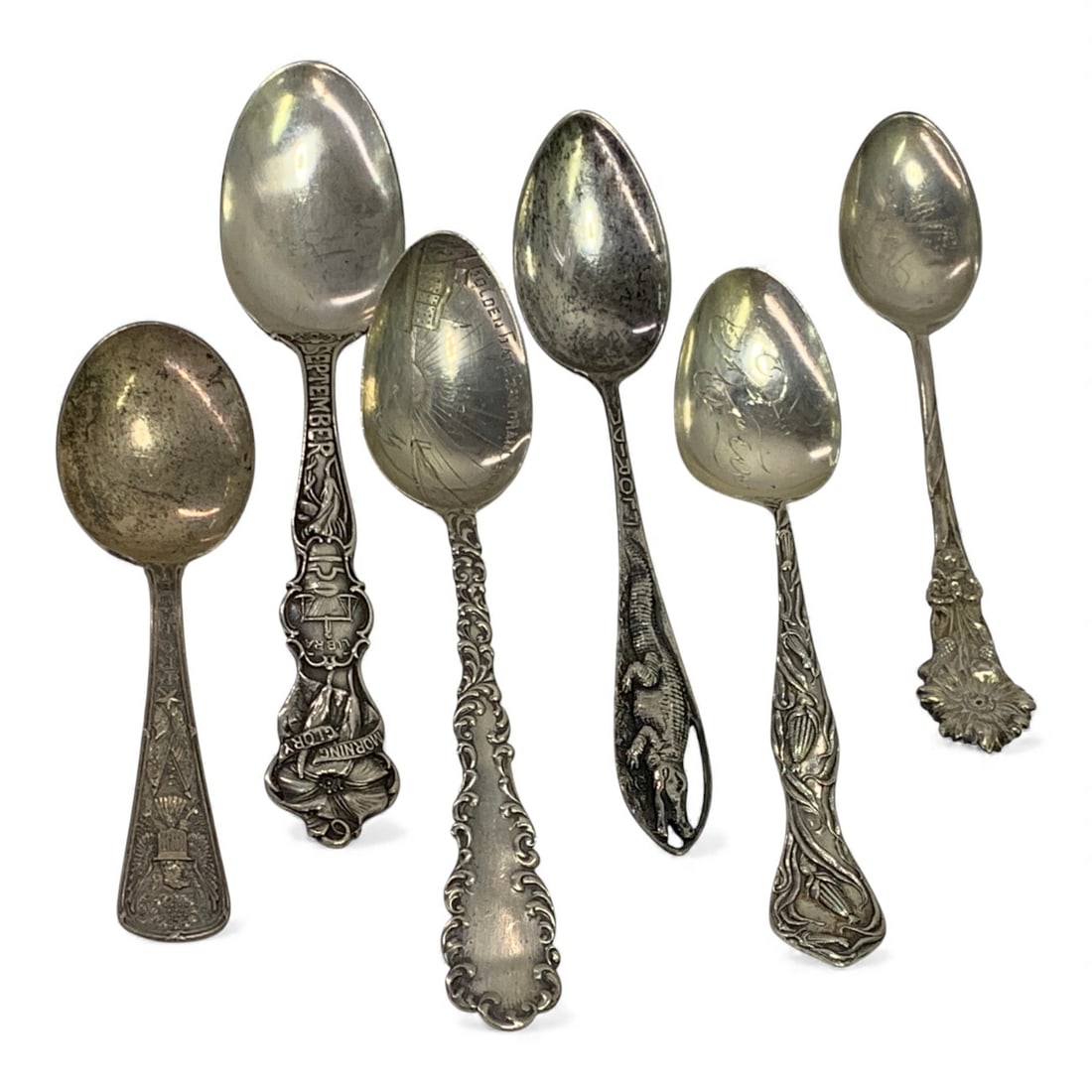 6 Sterling Silver Spoons (1 of 2)