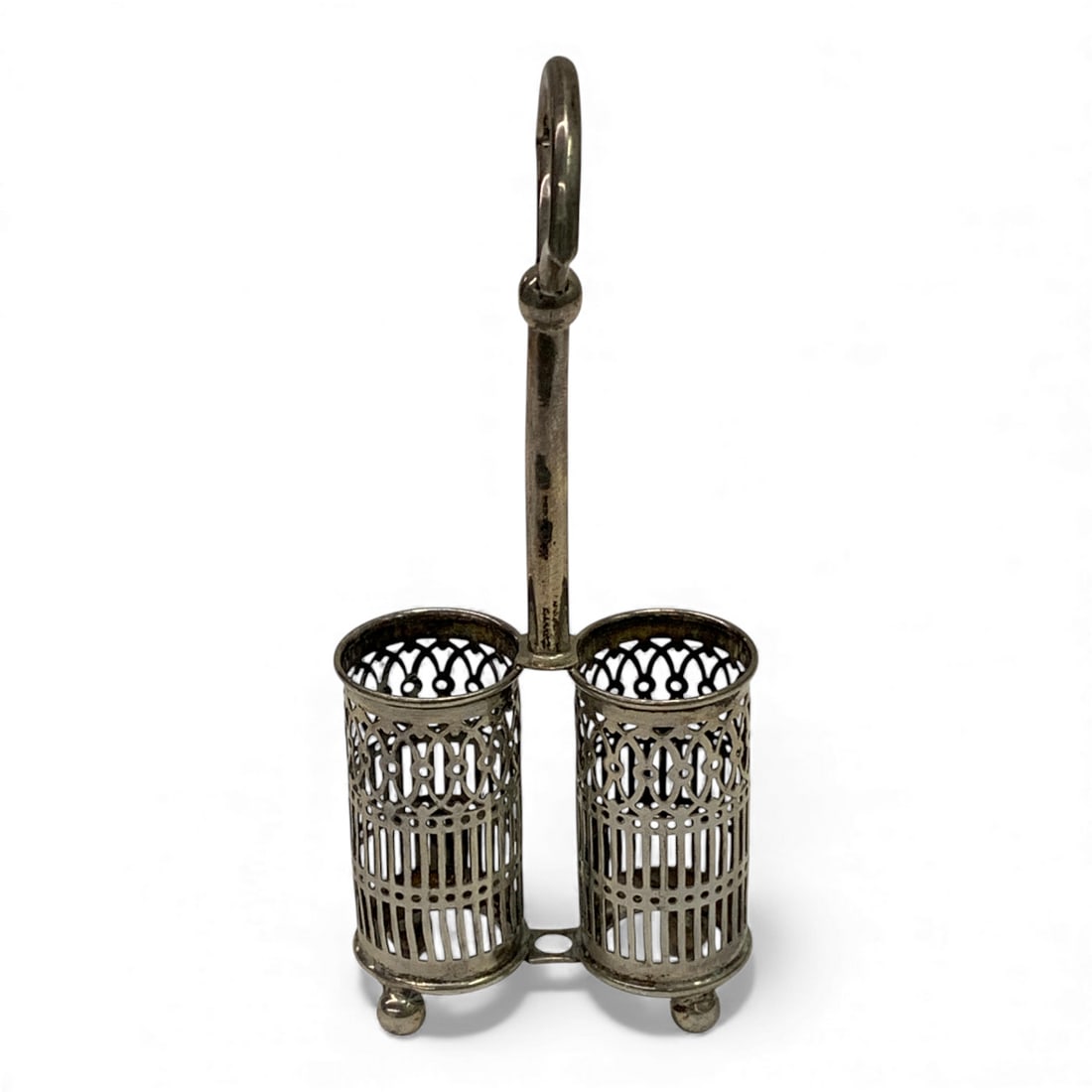 Sterling Silver Condiment Stand (1 of 3)