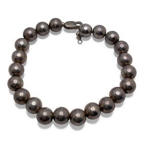 Sterling Silver Beaded Bracelet
