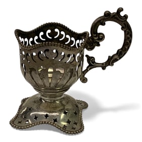 Sterling Silver Teacup Holder
