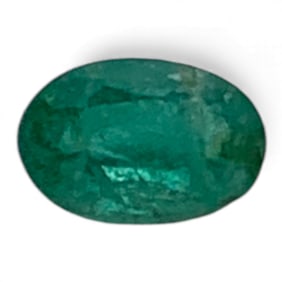 Faceted Green Emerald Gemstone