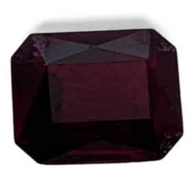 Faceted Red Sapphire Gemstone