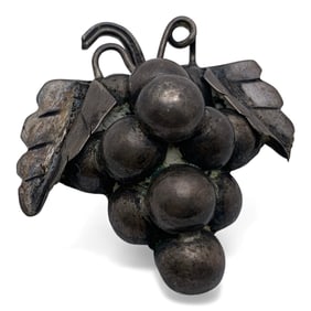 Mexico Sterling Silver Bunch Of Grapes Pin