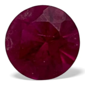 Faceted Hot Pink Sapphire Gemstone