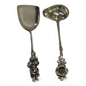 Reed & Barton Sterling Spoon & Sterling Ladle