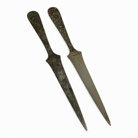 2 S. Kirk & Son Sterling Silver Letter Openers