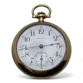 1903 Waltham Vanguard 10k Gold Plate Pocket Watch