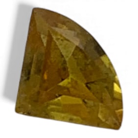Faceted Yellow Sapphire Gemstone