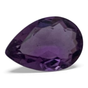 Faceted Purple Amethyst Gemstone