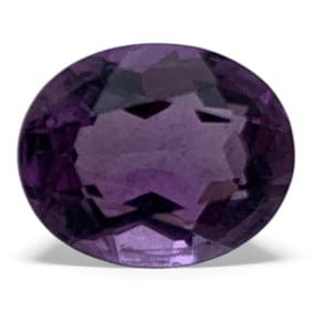 Faceted Purple Amethyst Gemstone